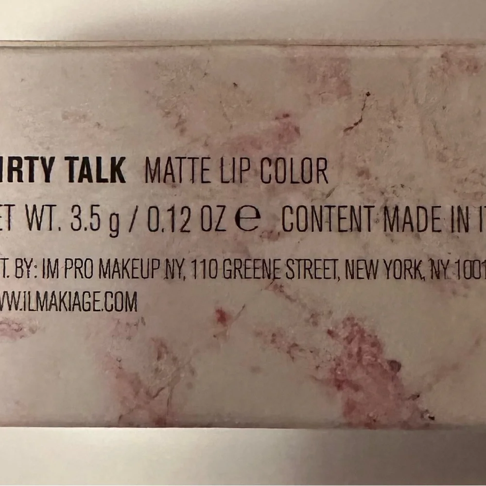 IL MAKIAGE x Carli Bybel Dirty Talk Matte Lip Color Venus Red Lipstick NIB